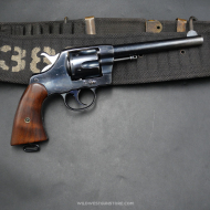 Parfait Colt double action modèle 1895 canon miroir cal.38LC, arme de dotation US Army