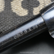 Parfait Colt double action modèle 1895 canon miroir cal.38LC, arme de dotation US Army