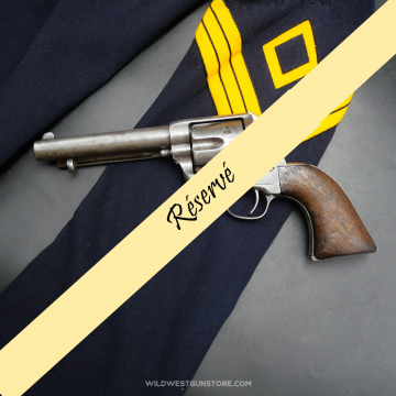 Rare Colt Peacemaker US Army Canon miroir cal. 45 inspecté H. Nettleton et lettre archive