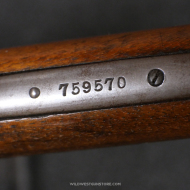 Winchester Model 1890 Takedown calibre .22 Long canon octogonal miroir – Fabrication 1927