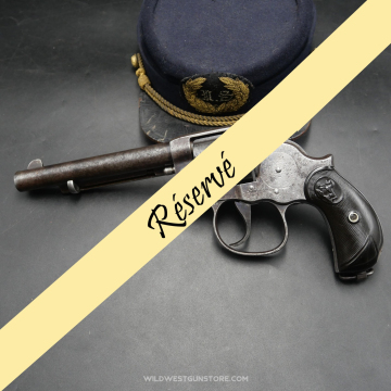 Revolver de collection Colt Alaskan US Army Double Action canon miroir calibre 45