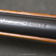 Savage Rifle Model 1899 Tang Sight Canon miroir Cal .30-30 Wcf – Arme de collection datée 1901