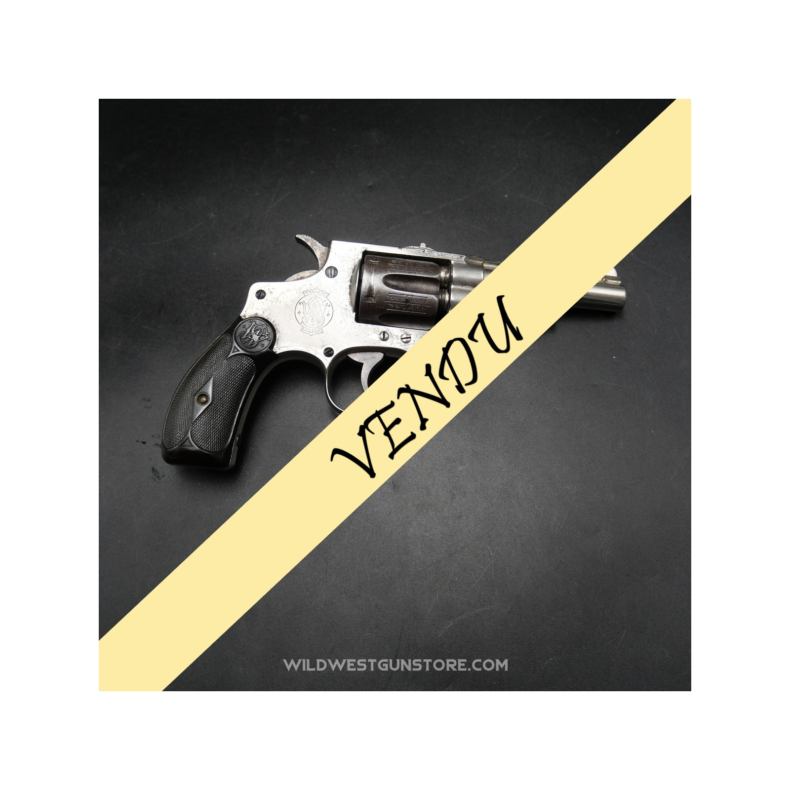 Smith et Wesson hand ejector canon miroir calibre 32SWL