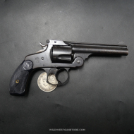 Revolver de collection Smith & Wesson DA 4th Model Canon miroir cal. .38 S&W poudre noire