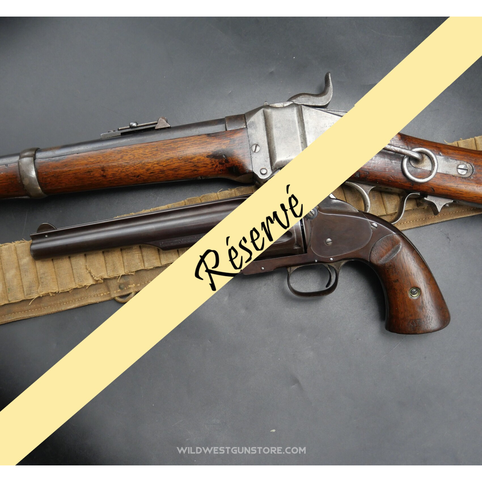 Rare S&W Schofield First Model US Cavalry Canon miroir Calibre 45 de 1875