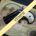 Superbe Derringer Remington 95 canons miroirs pistolet collection calibre 41RF poudre noire