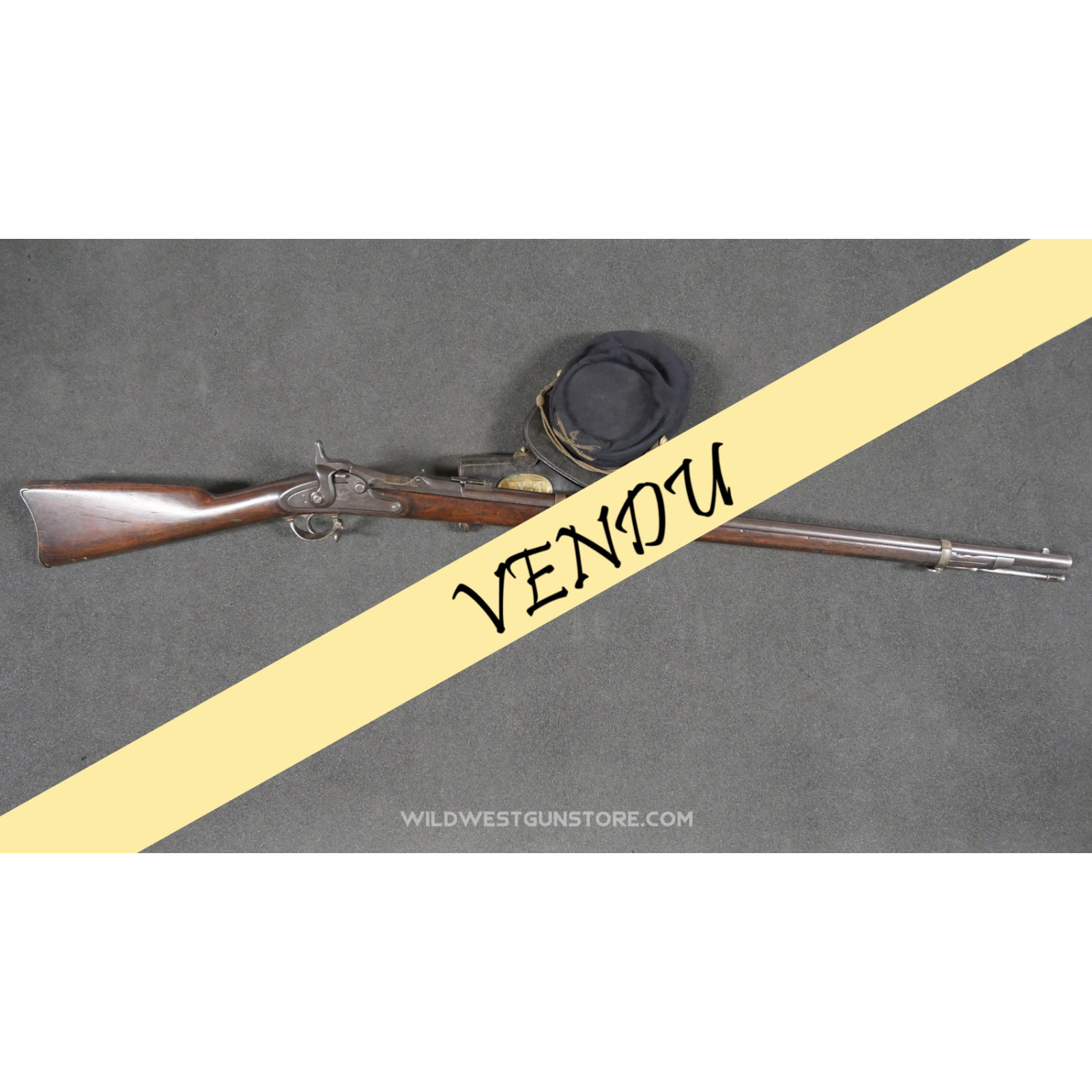 Historique US Army Springfield cal. 50-70 canon miroir, model 1868 guerres indiennes