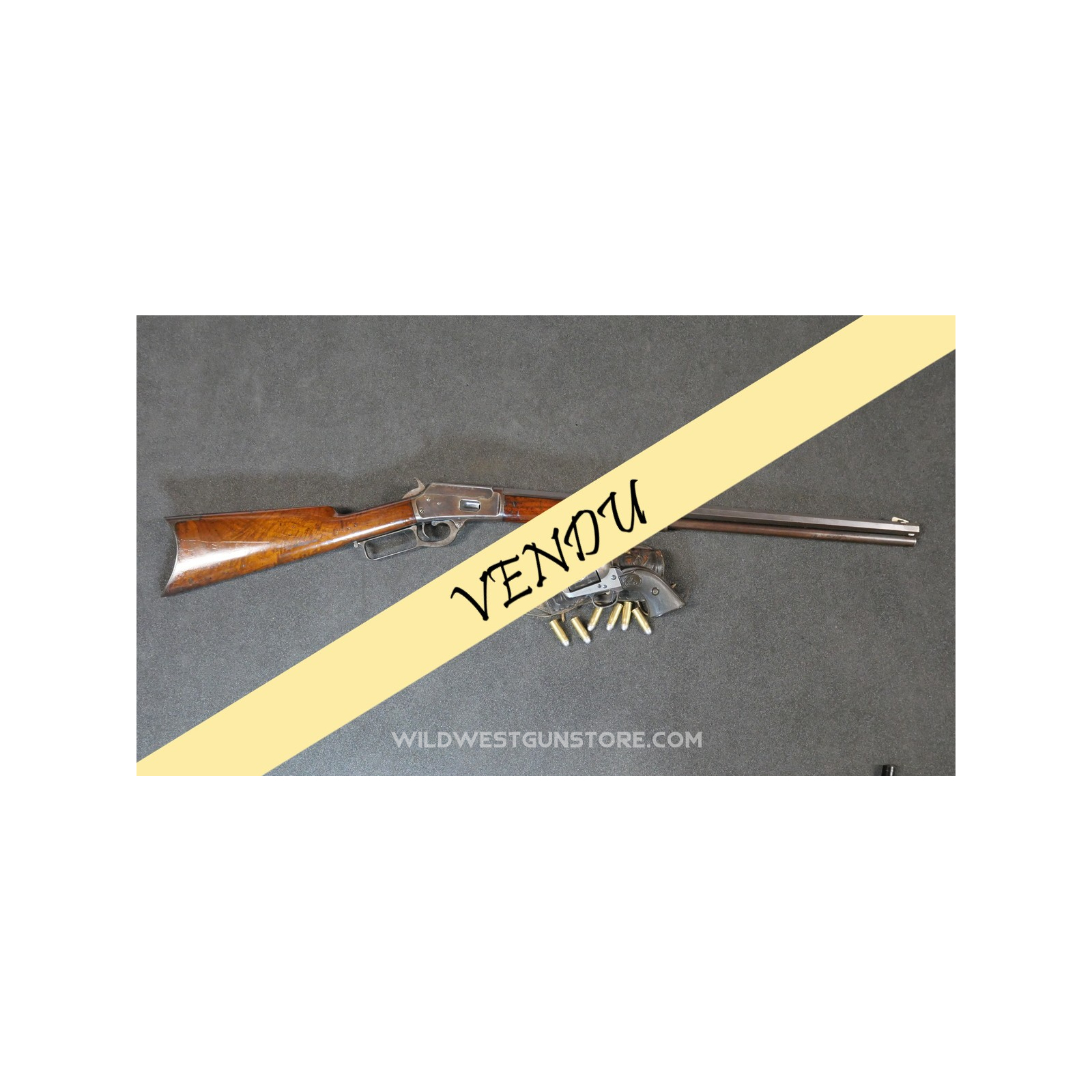 Excellent Marlin Rifle modèle 1889 et lettre authentification