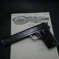 Rare Pistolet de collection Colt automatic 1900, Canon miroir Cal.38 ACP, numéro série 43