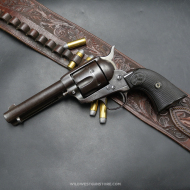Revolver Western Colt SAA canon 4''3/4 calibre 45 smokeless frame et sa lettre archive Colt