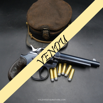 Colt Double Action Army 1878/1902 "Alaskan" US Army Cal .45 – État Exceptionnel Canon Miroir