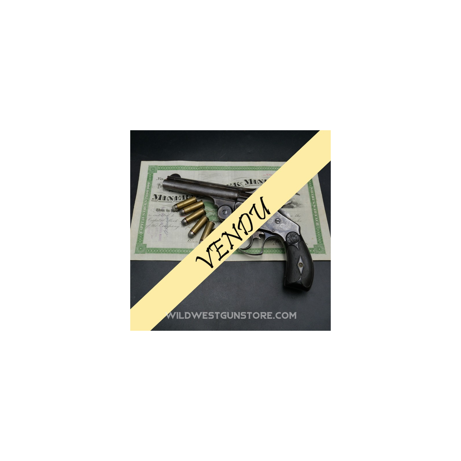 Revolver Smith & Wesson Frontier 44-40 canon Miroir