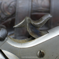 Rare Smith & Wesson Western Frontier DA Canon 4'' miroir Cal..44-40 – Nickelage d’Origine