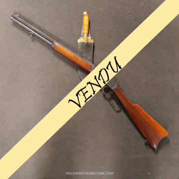 Rare Marlin 1893 Canon miroir Calibre 30-30 Wcf Octogonal de 20'', parfaite restauration