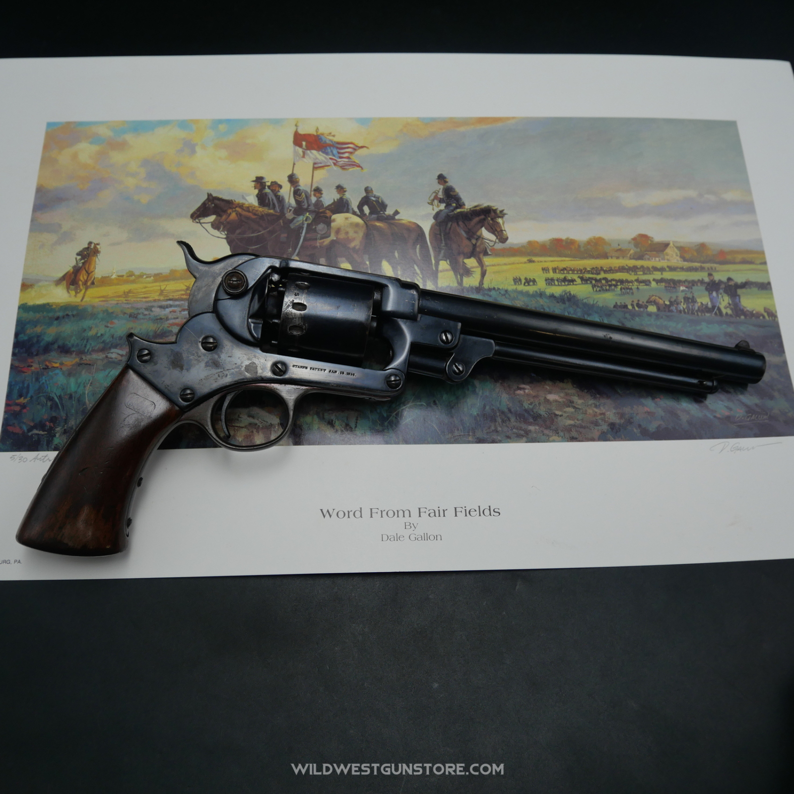 Starr Arms US Army canon miroir Cal. 44PN SA modèle 1863- Arme de collection Guerre Civile