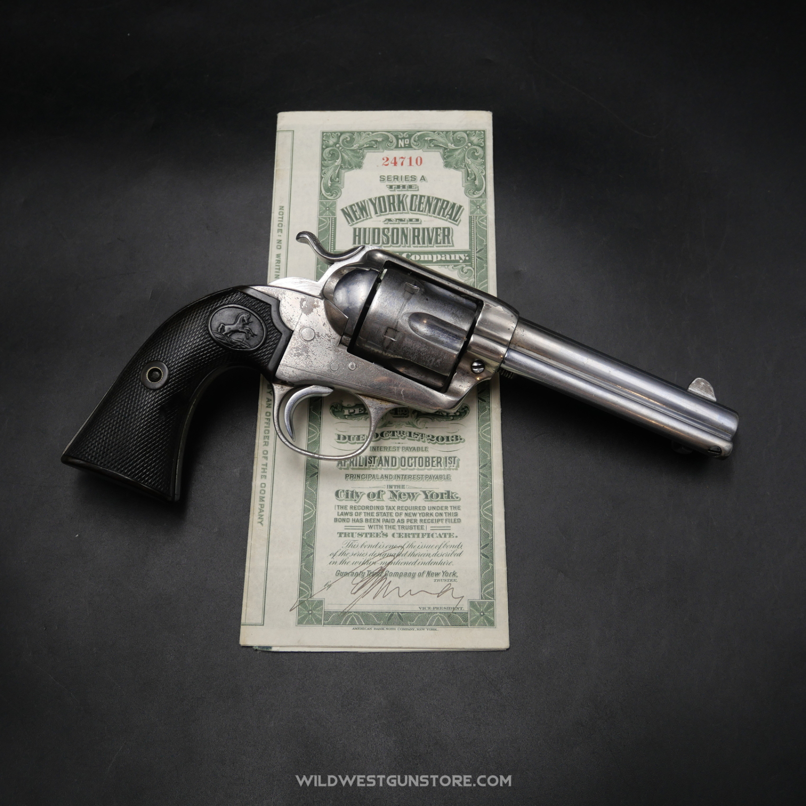 Colt Bisley Calibre 45 Single Action Army - Revolver de collection Fabrication de 1899