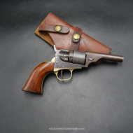 Revolver de collection Colt Conversion Pocket Navy Calibre.38 excellent état et holster