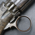 Pepperbox Bolen & Syms Medium Frame calibre .31, Pistolet de collection à poudre noire