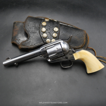 Colt Single Action Army Peacemaker 1883 calibre .45,  Canon miroir, restauration