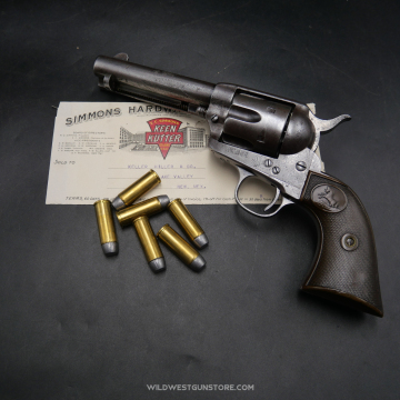 Colt Peacemaker Single Action Army Smokeless Frame calibre .45 Colt – Fabrication 1897