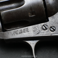Colt Peacemaker Single Action Army Smokeless Frame calibre .45 Colt – Fabrication 1897