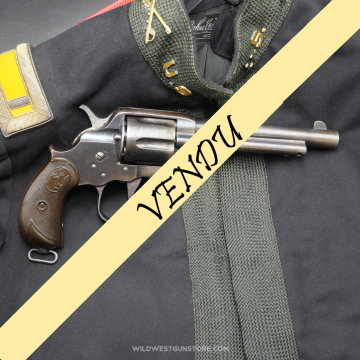 Revolver Colt modèle 1860 US Army fabrication 1863 cal. 44 poudre noire bel état e