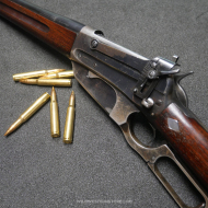 Winchester Model 1895 canon miroir cal .30-06, carabine lever action visée Lyman