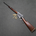 Winchester Model 1895 canon miroir cal .30-06, carabine lever action visée Lyman