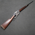 Winchester Model 1895 canon miroir cal .30-06, carabine lever action visée Lyman