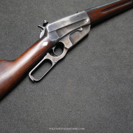 Winchester Model 1895 canon miroir cal .30-06, carabine lever action visée Lyman
