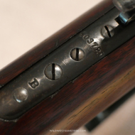 Winchester Model 1895 canon miroir cal .30-06, carabine lever action visée Lyman