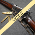 Winchester Model 1895 canon miroir cal .30-06, carabine lever action visée Lyman