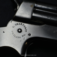 Pistolet de collection Sharps cal .30 Nickelage origine