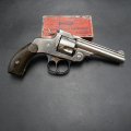 Revolver de collection Smith et Wesson DA 32 SW nickelage d'origine