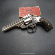 Revolver de collection Smith et Wesson DA 32 SW nickelage d'origine