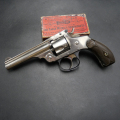 Revolver de collection Smith et Wesson DA 32 SW nickelage d'origine