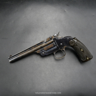 Pistolet Smith et Wesson 1891 canon 6'' miroir Calibre 22 LR