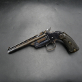 Pistolet Smith et Wesson 1891 canon 6'' miroir Calibre 22 LR