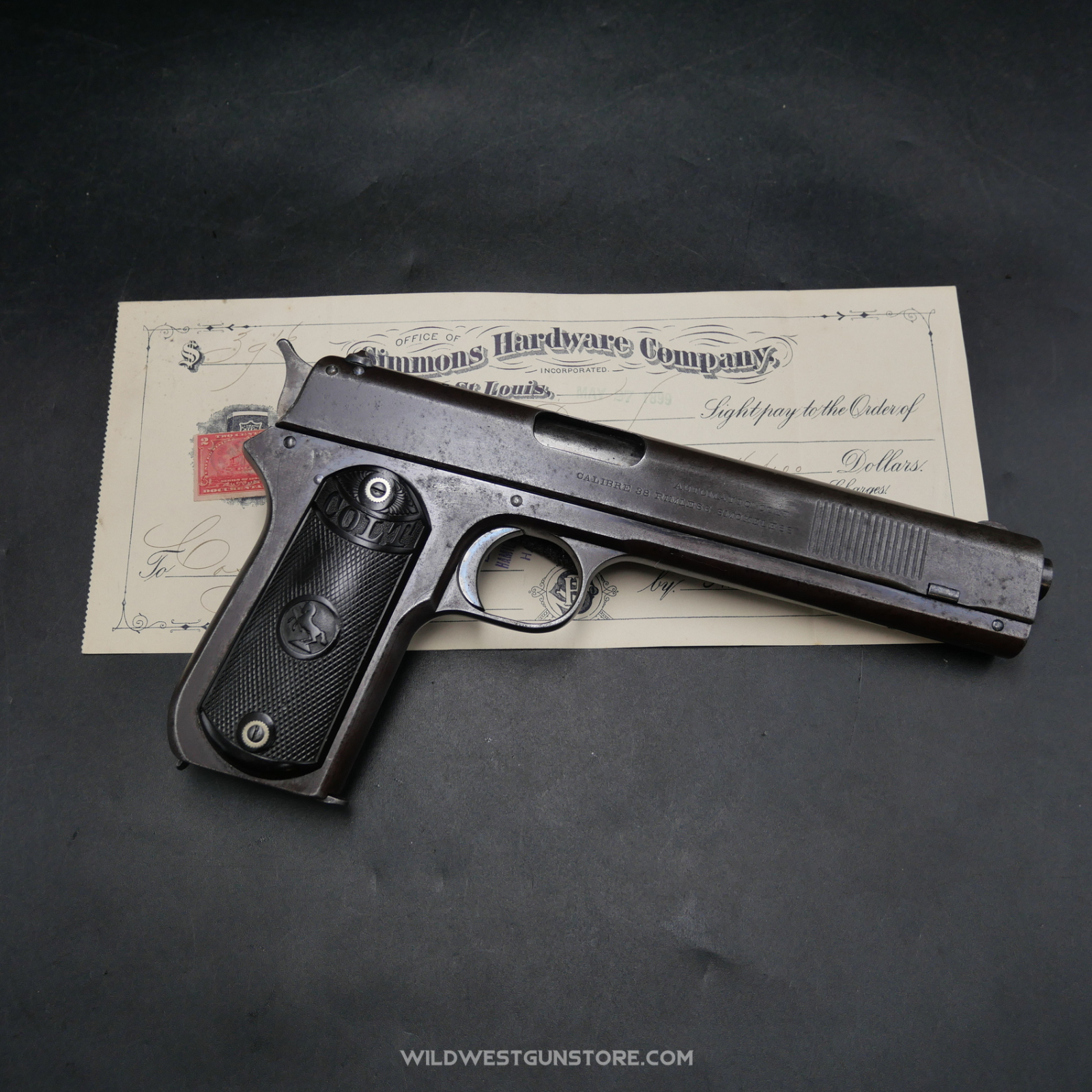 Colt Automatic Pistol Model 1900 .38 ACP – Intouché, Monomatricule