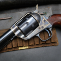 Rare Colt SAA Peacemaker US Cavalerie précoce, canon miroir cal 45 restauration