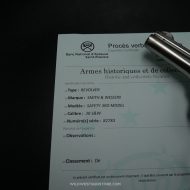 Smith Wesson calibre 38 New departure et sa boite d'origine