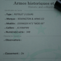 Remington Derringer Model 95 Over-Under .41 Rimfire – Pistolet de collection poudre noire