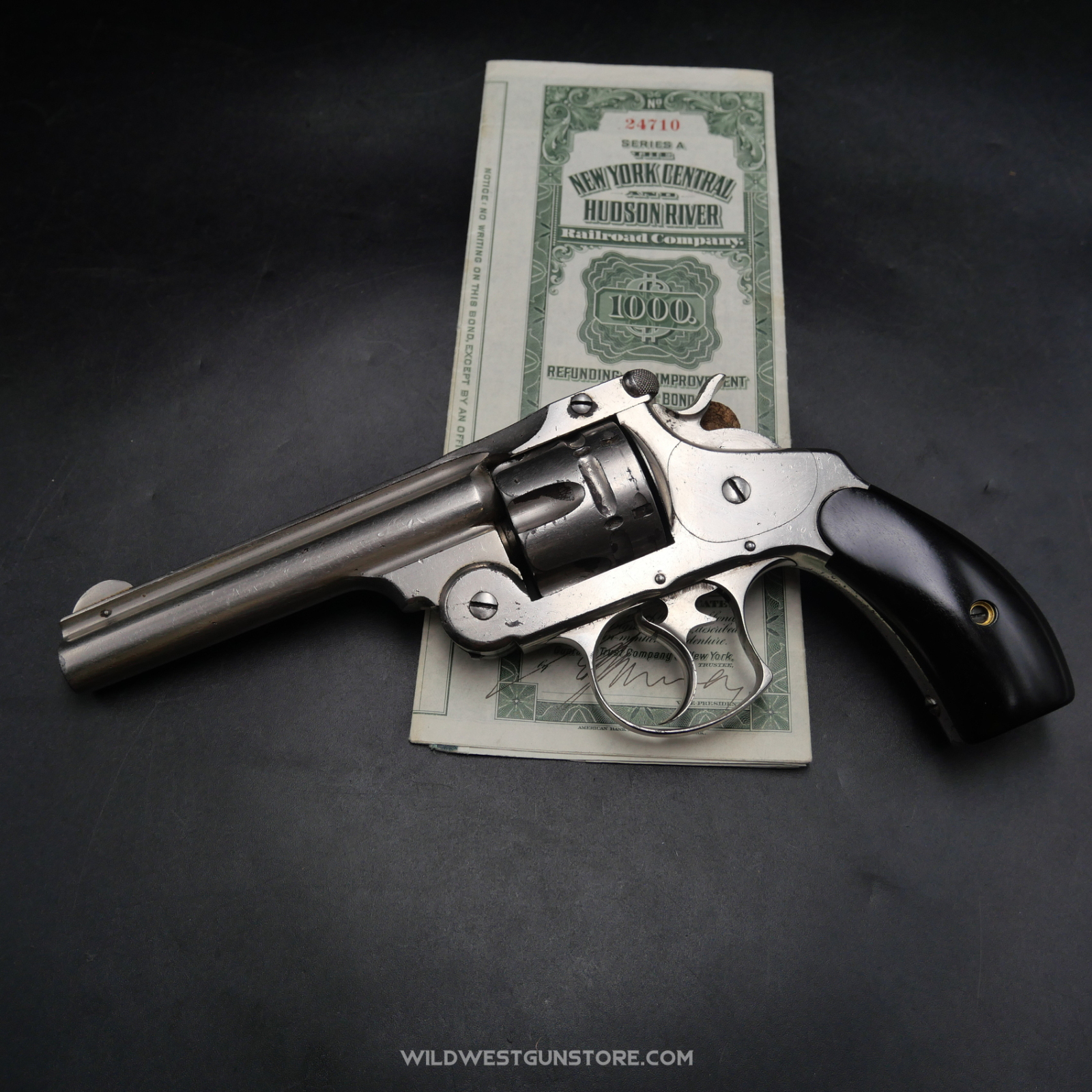 Revolver Smith & Wesson .44 Double Action First Model – Nickelage d’origine