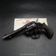 Colt DA 1878 fabrication tardive 1905 Cal.45 - Impeccable état, lettre archive