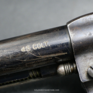 Colt DA 1878 fabrication tardive 1905 Cal.45 - Impeccable état, lettre archive
