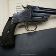 Pistolet de collection et tir Smith & Wesson 1891 Canon miroir 8'' miroir