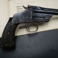 Pistolet de collection et tir Smith & Wesson 1891 Canon miroir 8'' miroir
