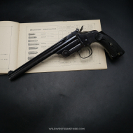 Pistolet de collection et tir Smith & Wesson 1891 Canon miroir 8'' miroir