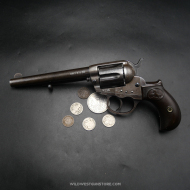 Revolver Colt double action modèle 1877 calibre 38 poudre noire de collection