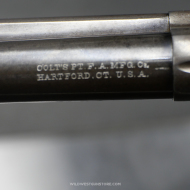 Revolver Colt double action modèle 1877 calibre 38 poudre noire de collection